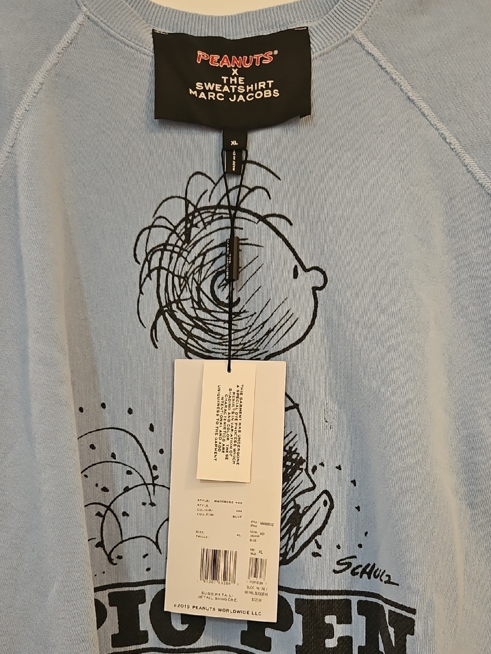 Marc Jacobs X  Peanuts Pig Pen Graphic Sweatshirt - Picture 14 of 16